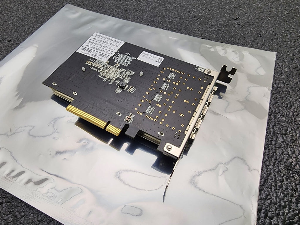 StarTech PEX10GSFP4I Quad-Port SFP+ Server Network PCI Full Height NIC Card