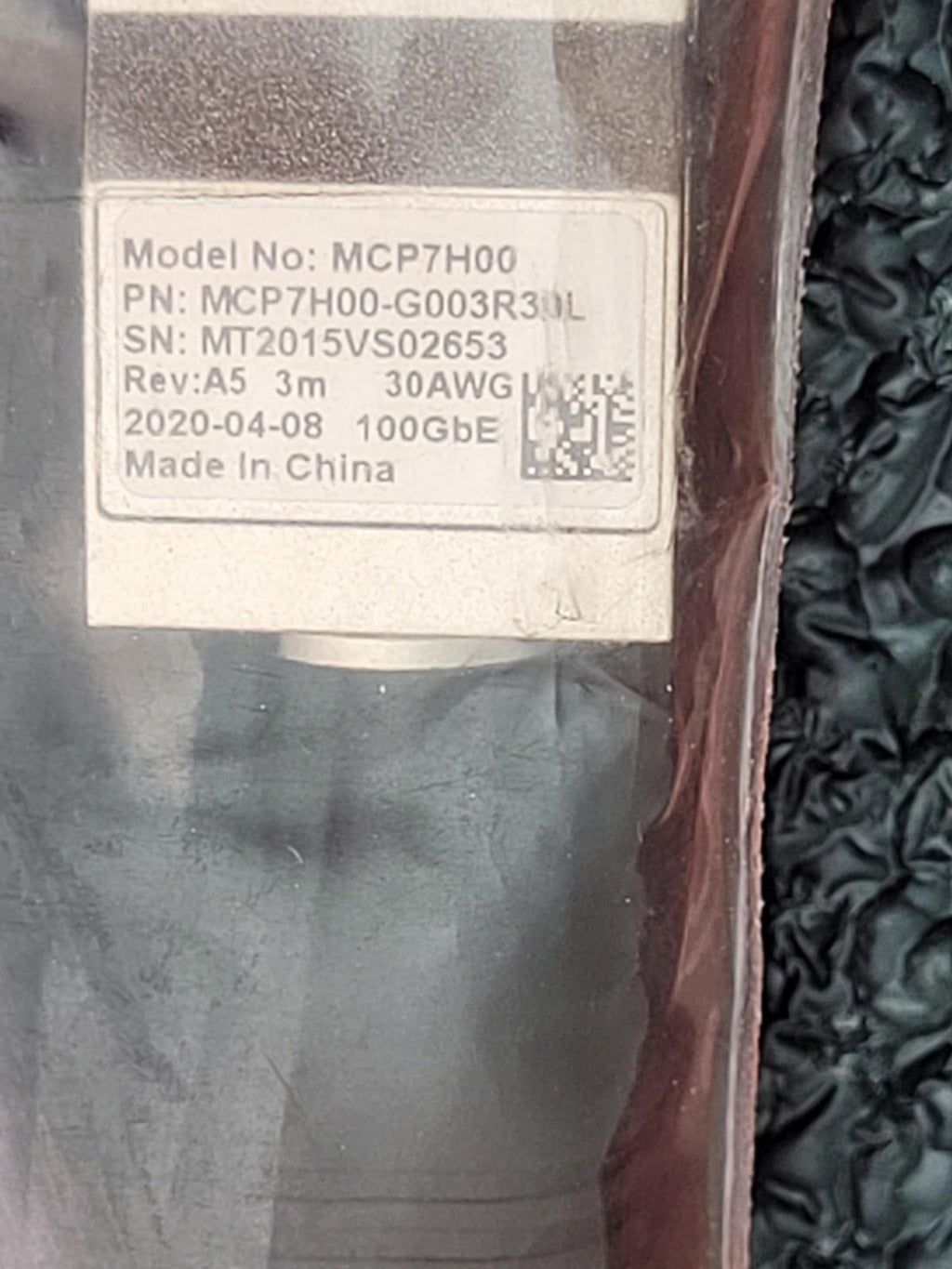 MELLANOX MCP7H00-G003R30L HYBRID Cable ETH 100GbE to  2X50GbE 3m 30AWG [B]