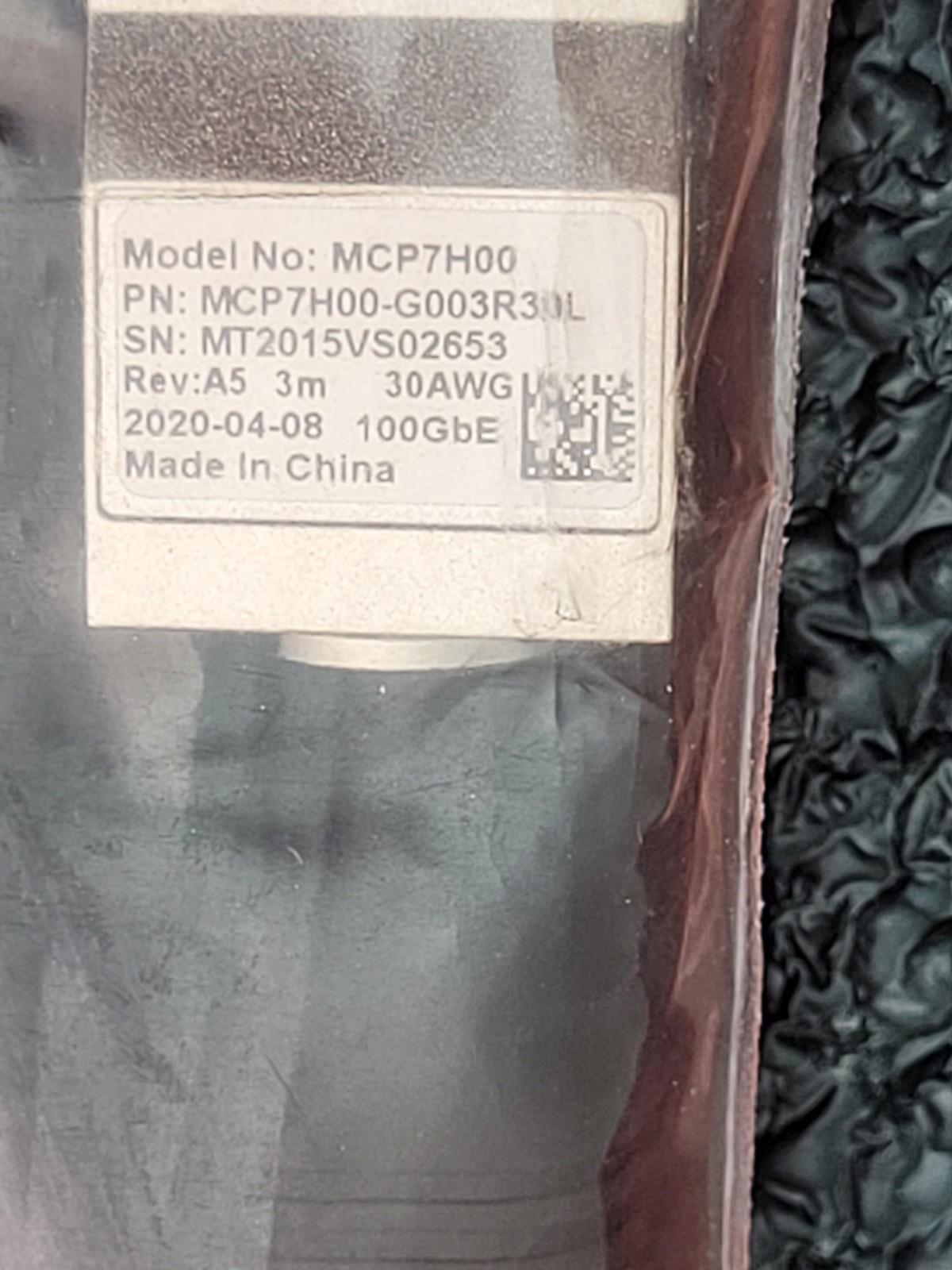 MELLANOX MCP7H00-G003R30L HYBRID Cable ETH 100GbE to  2X50GbE 3m 30AWG [B]