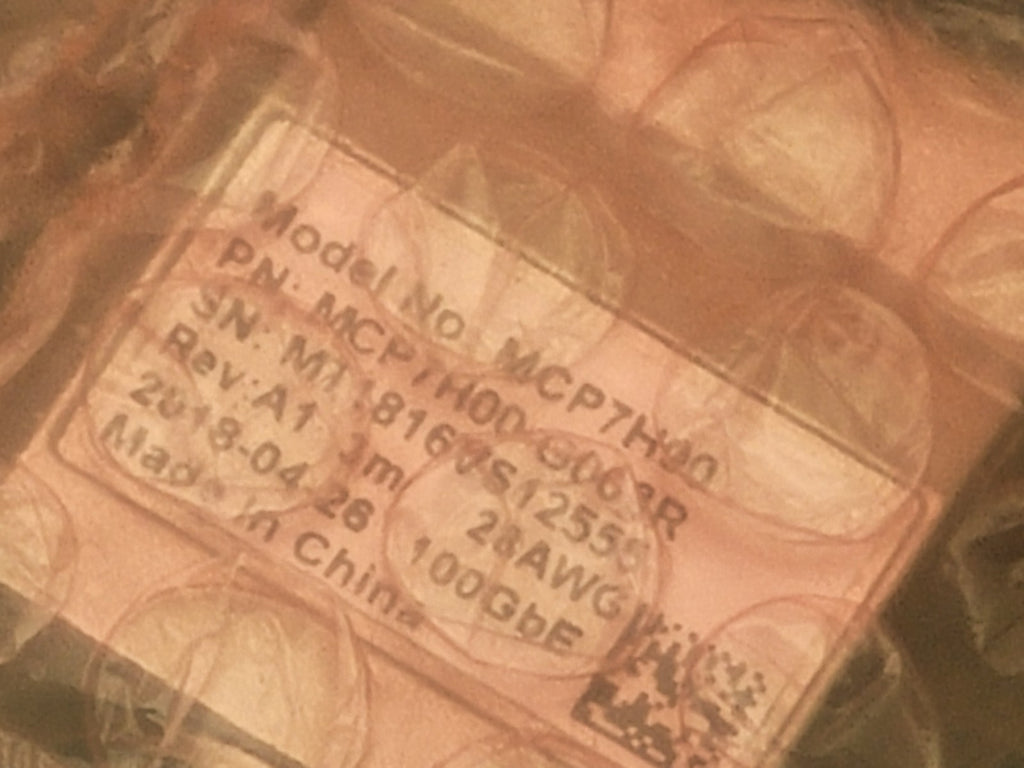 MELLANOX MCP7H00-G003R  HYBRID Cable ETH 100GbE TO 2X50GbE 3M 28AWG [C]