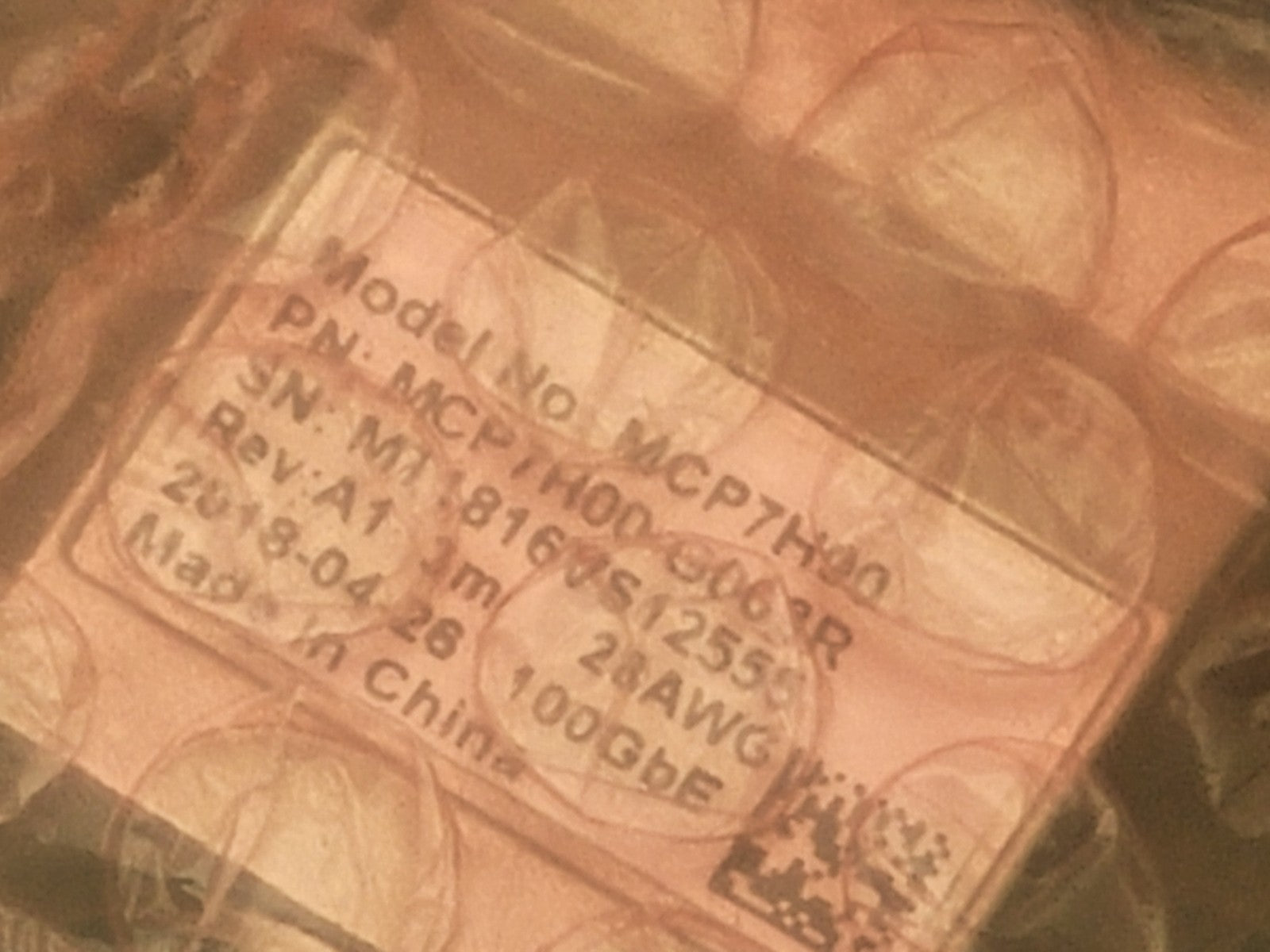 MELLANOX MCP7H00-G003R  HYBRID Cable ETH 100GbE TO 2X50GbE 3M 28AWG [C]