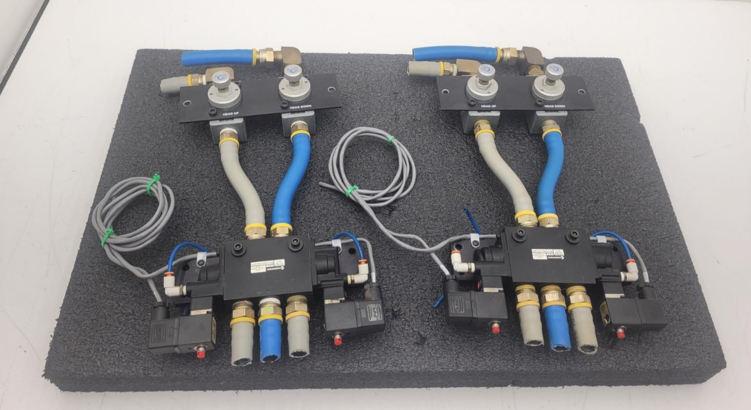 2x NORGREN  K81FA00KV3KV32W2 24VDC Dual Soleoid Valve 150 PSIG w/ 2 Regulators