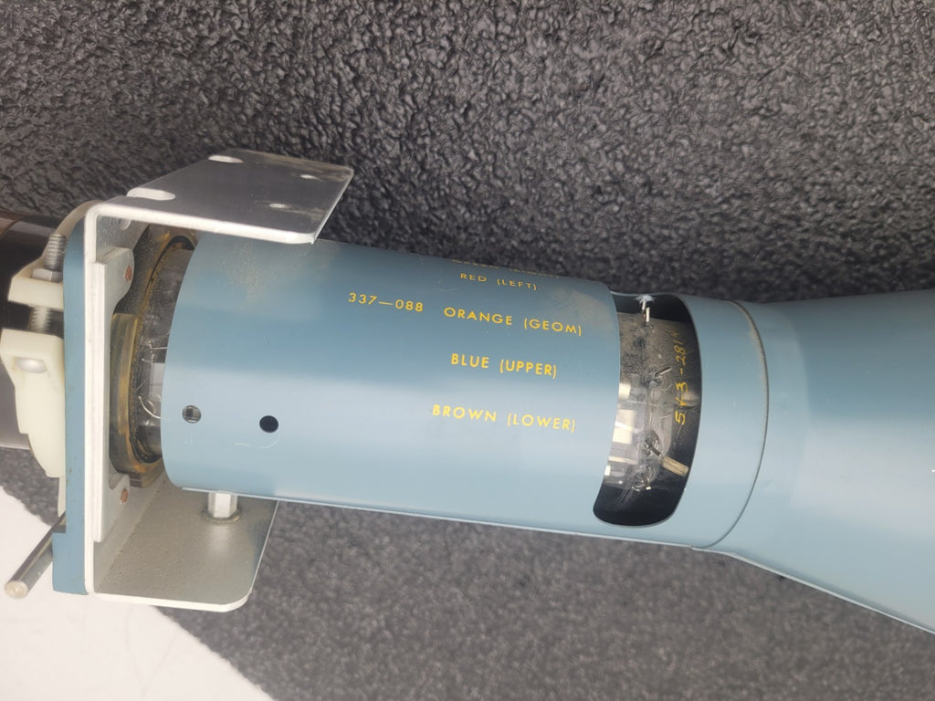 Vintage Round CRT Tektronix 5" Oscilloscope Cathode Ray Tube