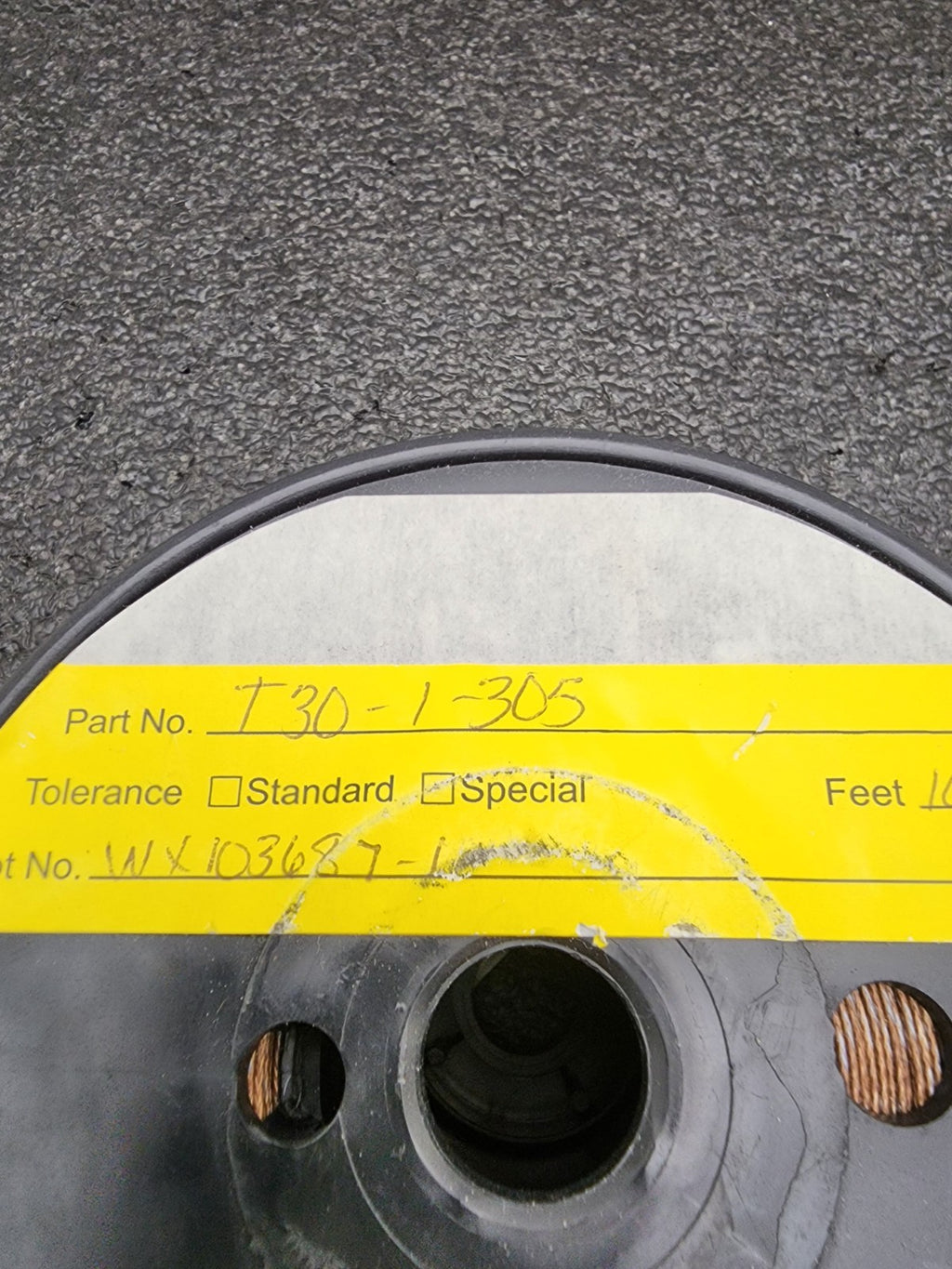 Digi-Sense 08542-05 30-Gauge Type-T Thermocouple Wire Glass Braid Partial Roll