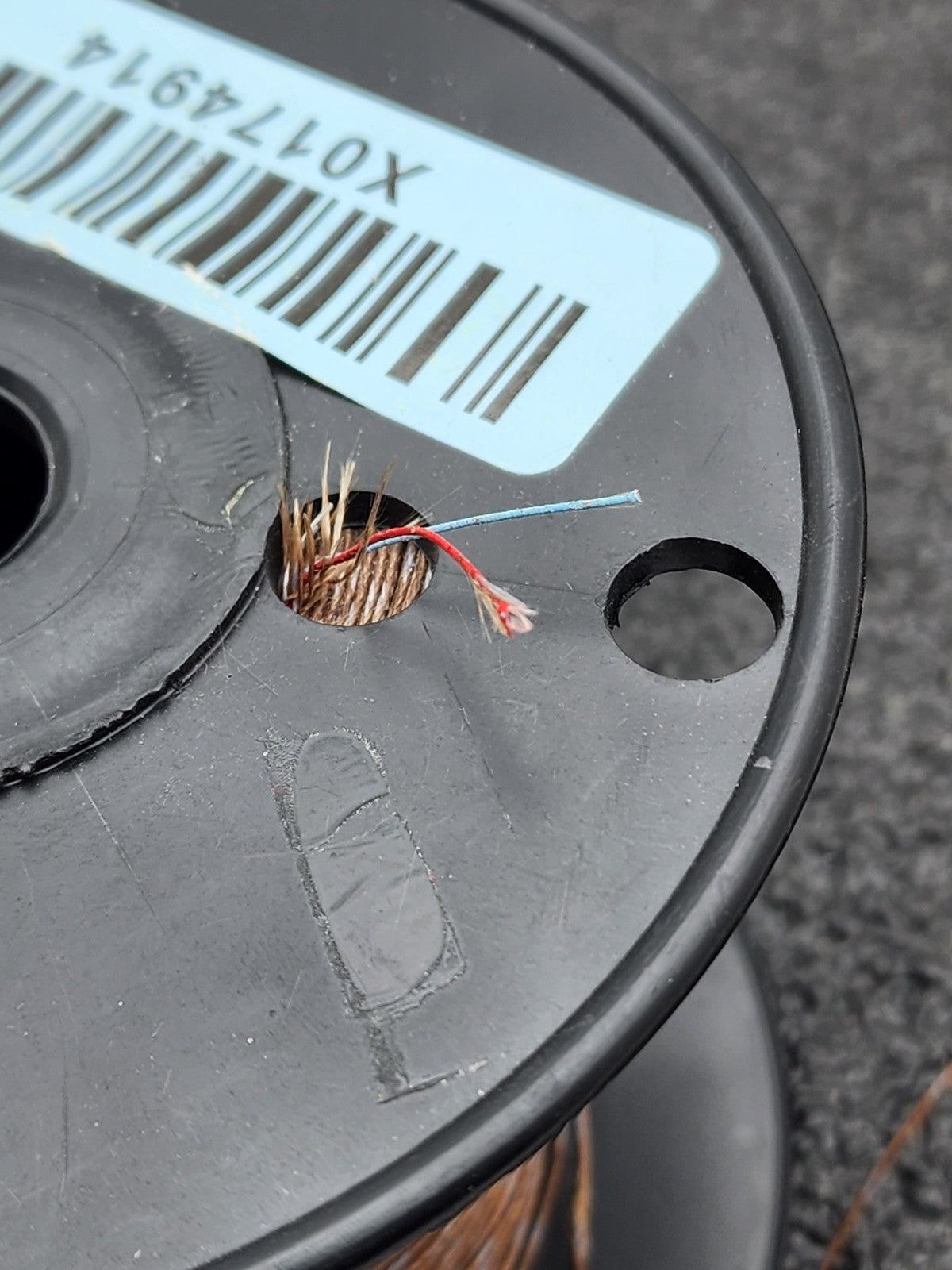 Digi-Sense 08542-05 30-Gauge Type-T Thermocouple Wire Glass Braid Partial Roll