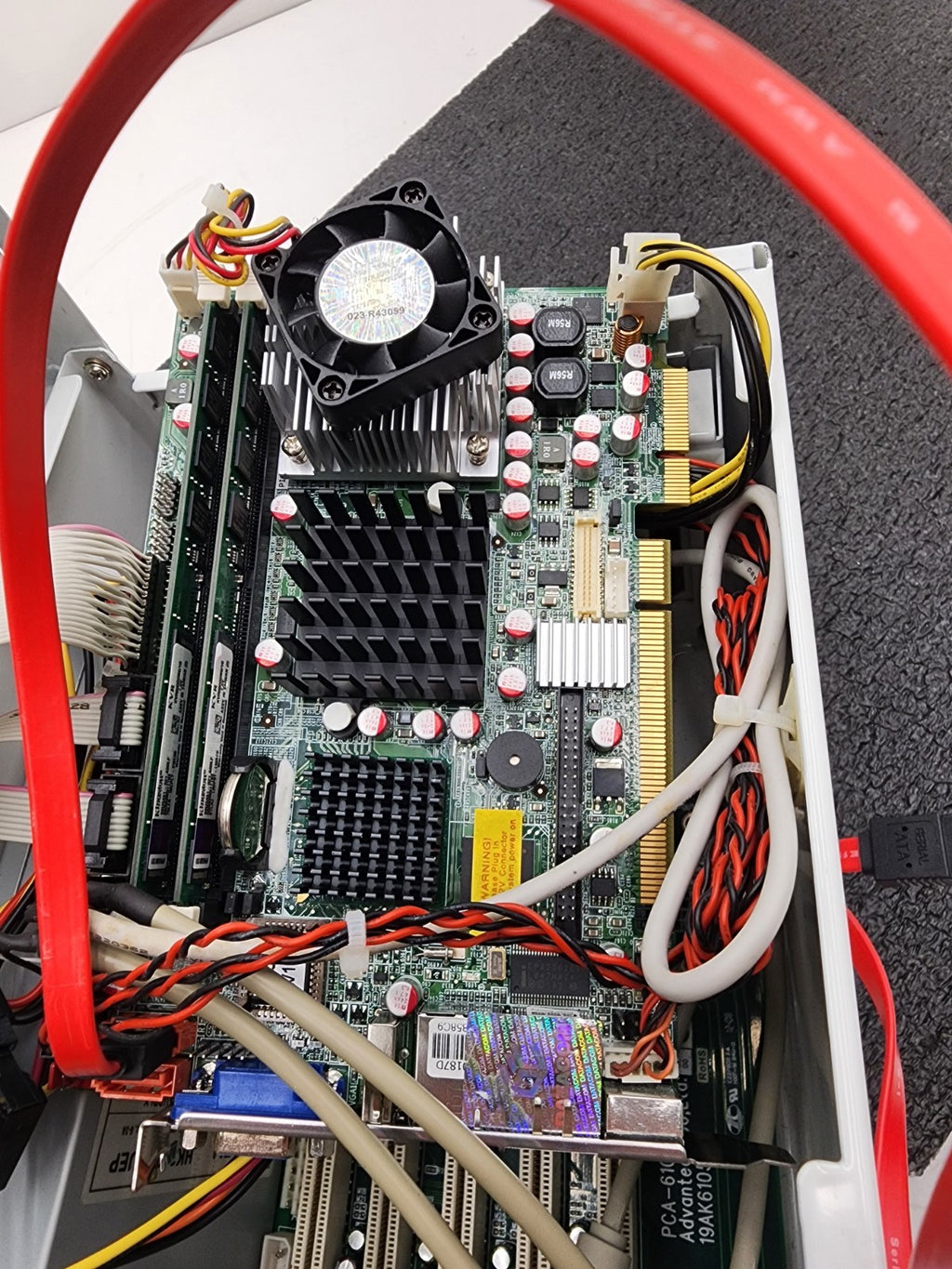 Advantech PCA-6105P5 REV B2 PCI DCOM Tough Case  PICOe-9452-R21 Motherbaord 4GB