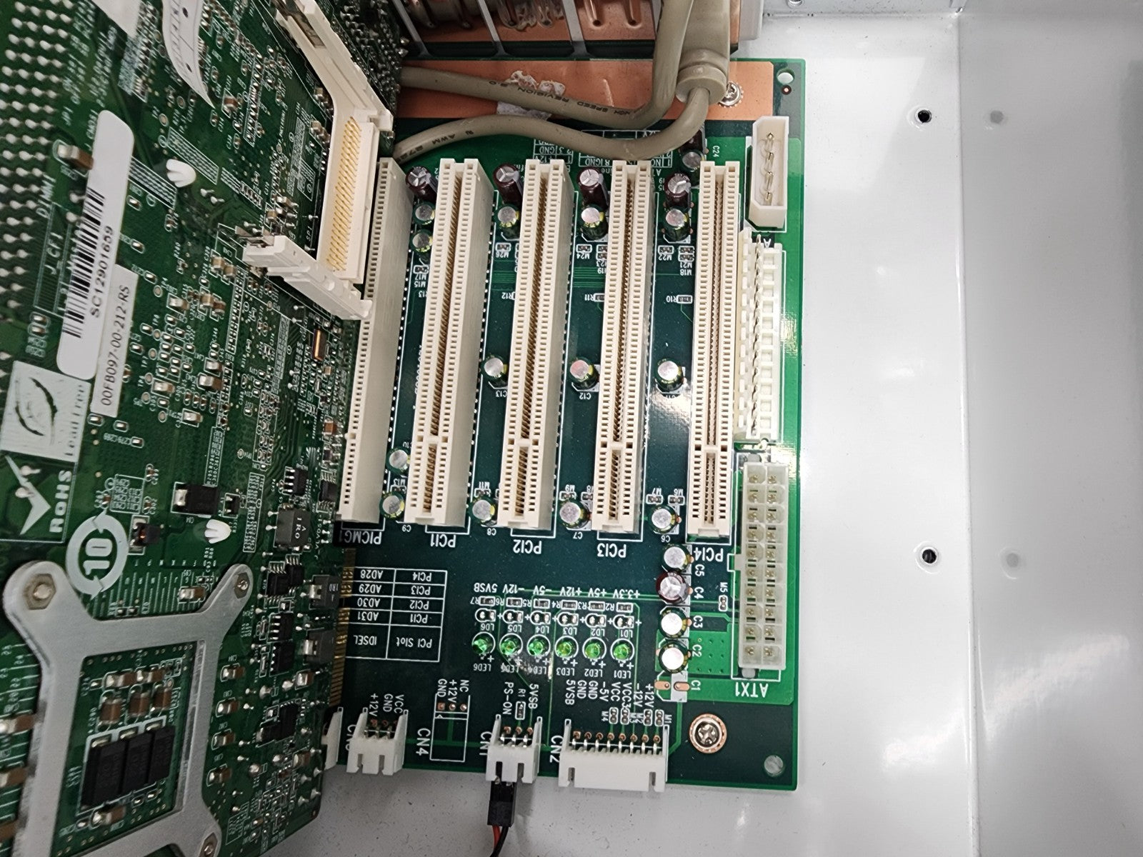 Advantech PCA-6105P5 REV B2 PCI DCOM Tough Case  PICOe-9452-R21 Motherbaord 4GB