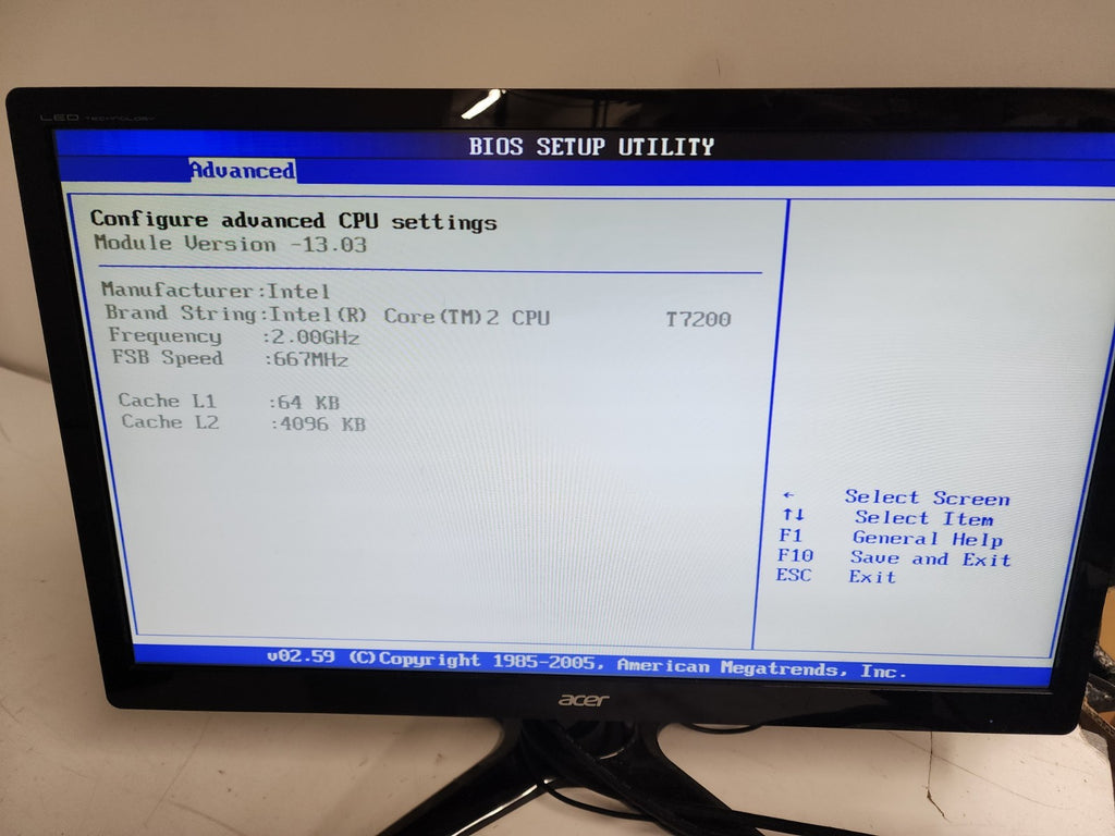 Advantech PCA-6105P5 REV B2 PCI DCOM Tough Case  PICOe-9452-R21 Motherbaord 4GB