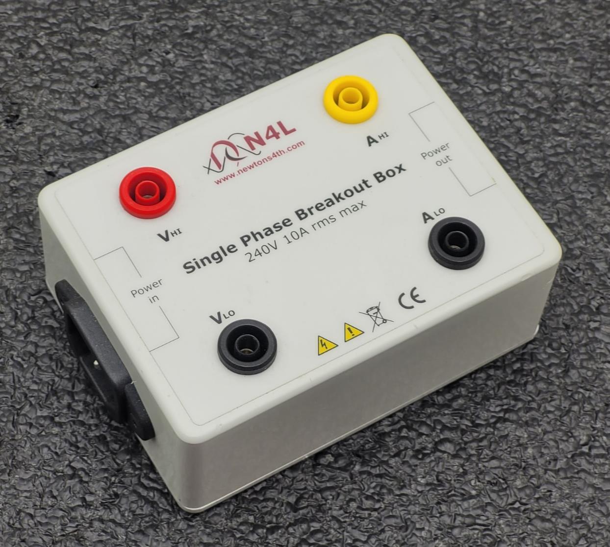 N4L Single Phase Breakout Box IEC Power Cord 240V 10A