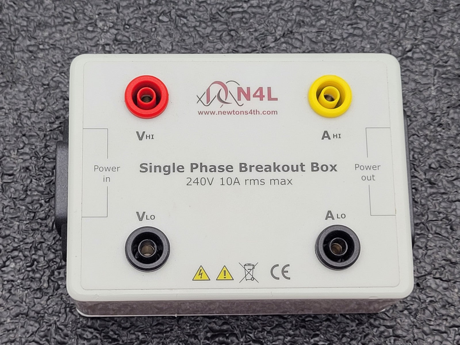 N4L Single Phase Breakout Box IEC Power Cord 240V 10A