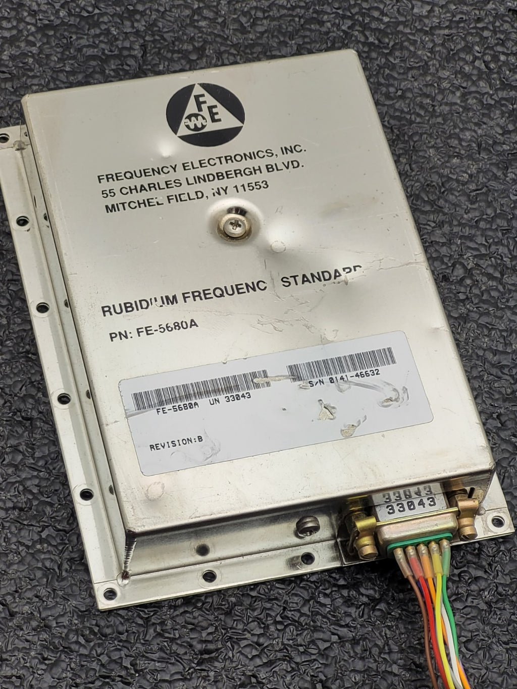 Lot of 3x Frequency Electronics Rubidium Frequency Standard Sinewave FE-5680A