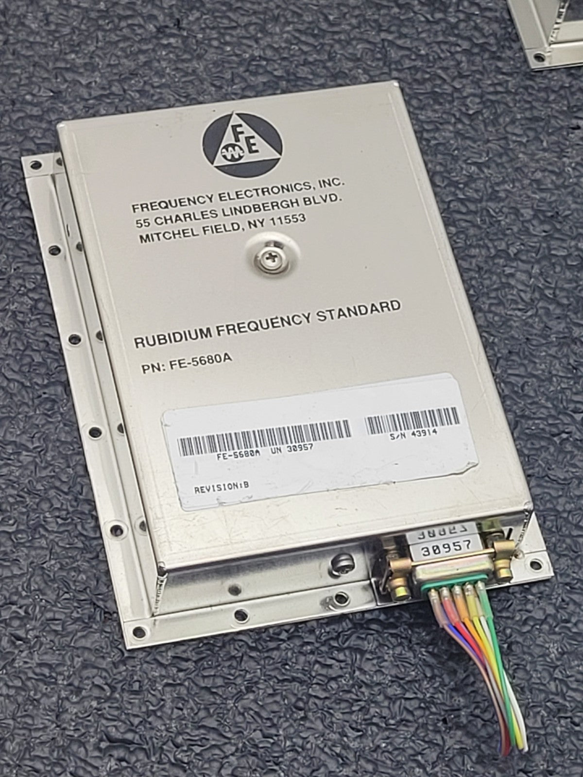 Lot of 3x Frequency Electronics Rubidium Frequency Standard Sinewave FE-5680A