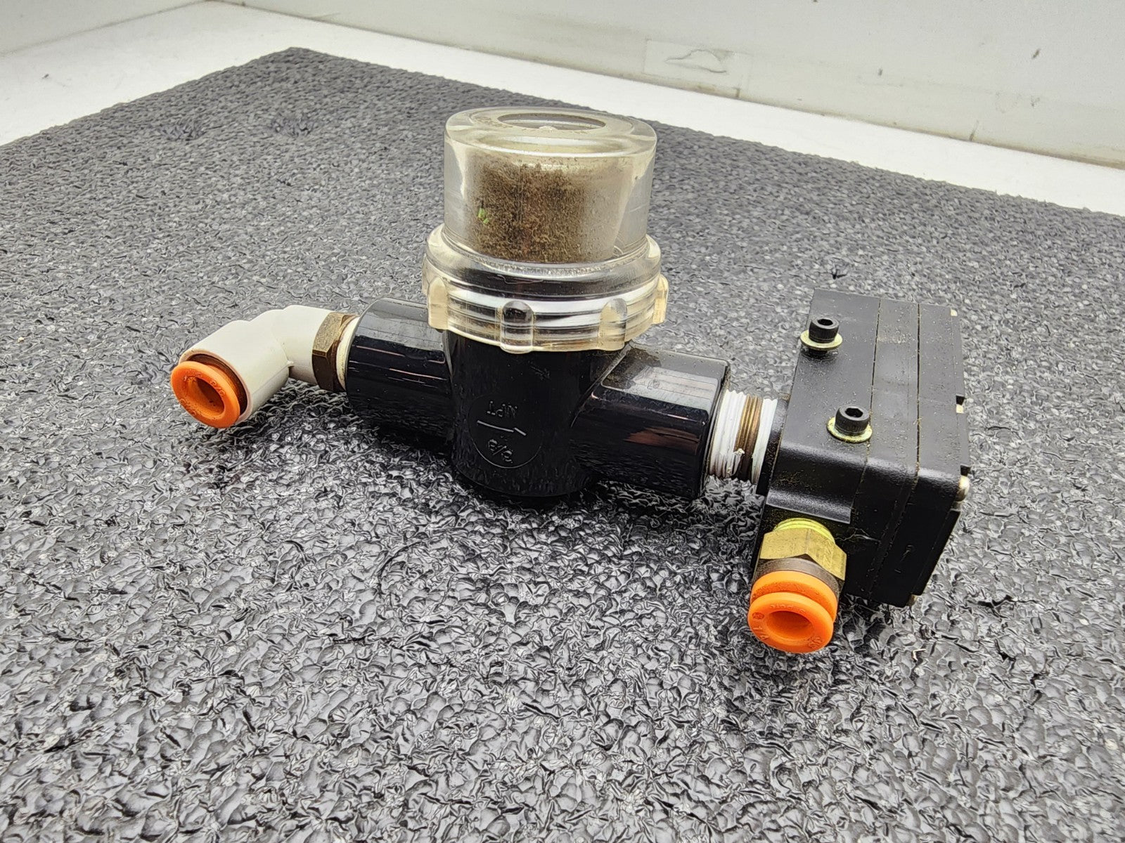 PIAB Mini Venturi Vacuum Pump M20 M20A6-BN + PPSF.375-X10 Air Line Filter
