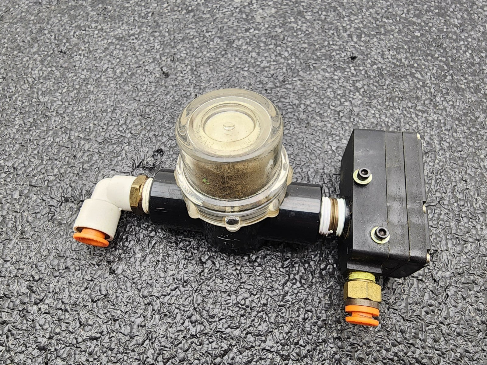 PIAB Mini Venturi Vacuum Pump M20 M20A6-BN + PPSF.375-X10 Air Line Filter