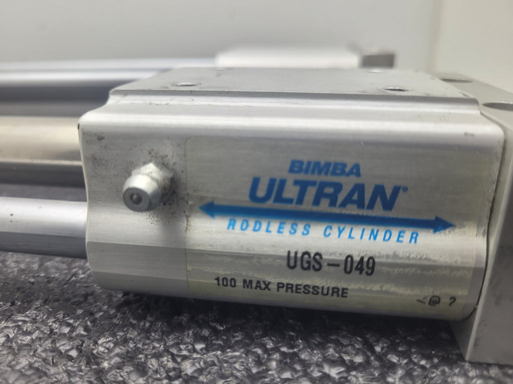 Lot of 2  Bimba Ultran Rodless Linear Guide Slide Cylinder UGS-0049 100psi