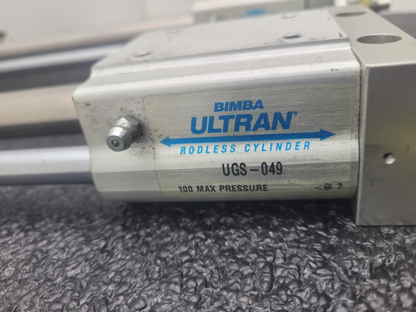 Lot of 2  Bimba Ultran Rodless Linear Guide Slide Cylinder UGS-0049 100psi