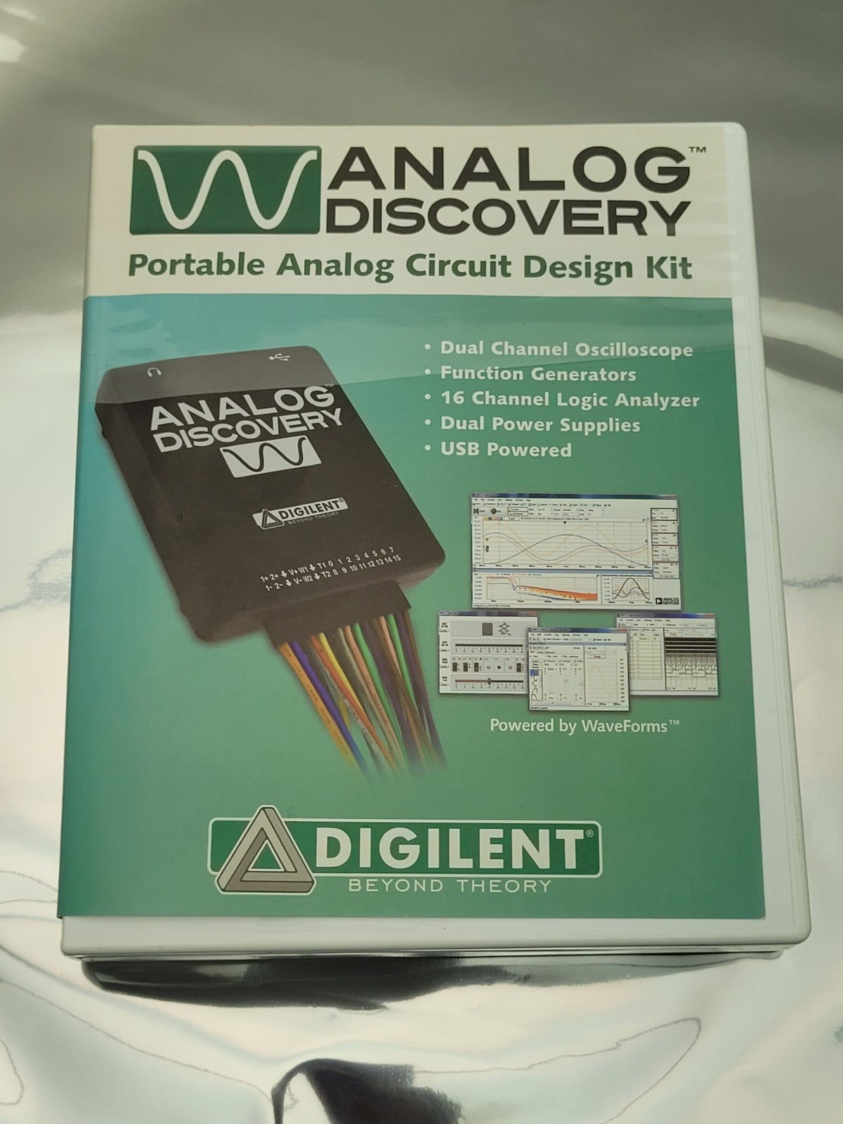 Digilent Analog Devices Xilinx Analog Discovery Oscilloscope FX Gen Logic USB