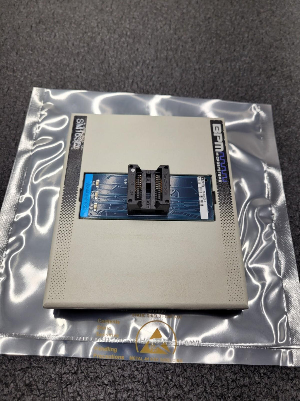 BP Microsystems  Socket Card SM16SD WX4ASM16SD Programmer Adapter 16 Pin SOIC