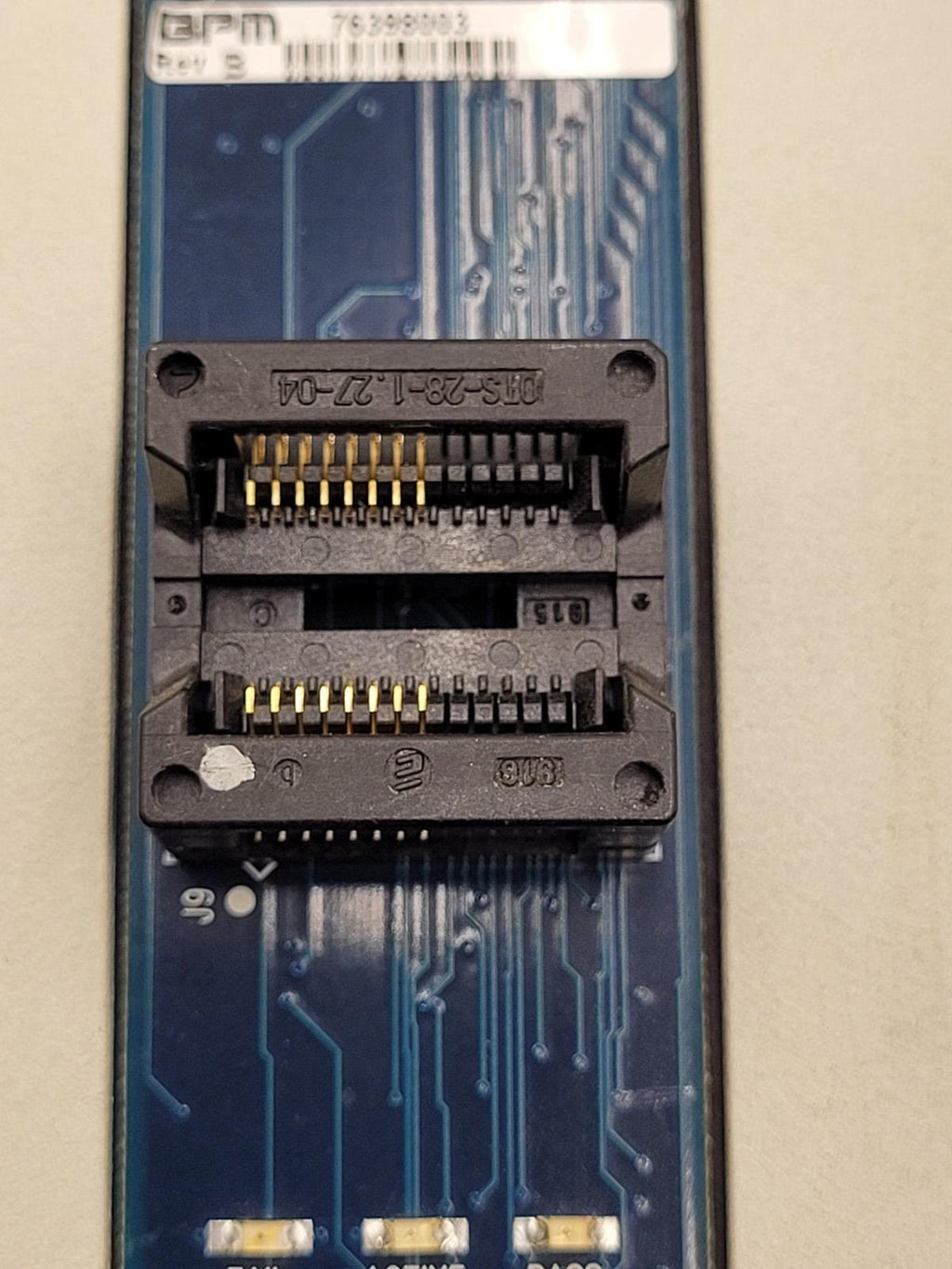 BP Microsystems  Socket Card SM16SD WX4ASM16SD Programmer Adapter 16 Pin SOIC