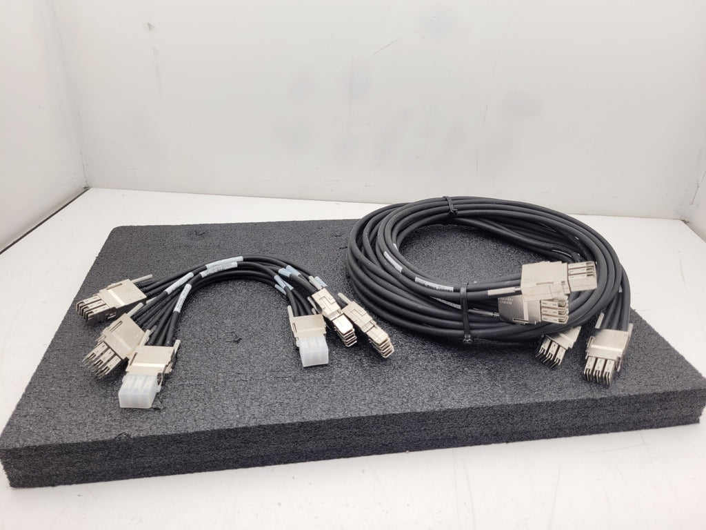 Lot of 5x Cisco Stacking Cable 2x STACK-T1-3M 3x STACK-T1-50CM