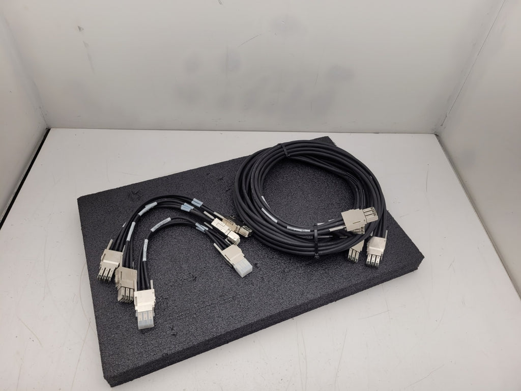 Lot of 5x Cisco Stacking Cable 2x STACK-T1-3M 3x STACK-T1-50CM