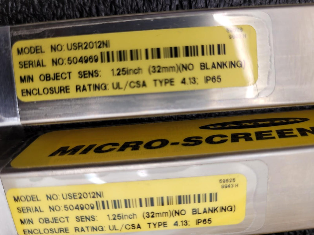 Lot 3x Banner USE2012NP2 & USR2012NP2 MICRO-SCREEN ESD  20" Light Curtain Screen