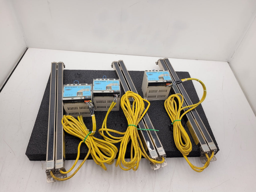 Lot 3x Banner USE2012NP2 & USR2012NP2 MICRO-SCREEN ESD  20" Light Curtain Screen