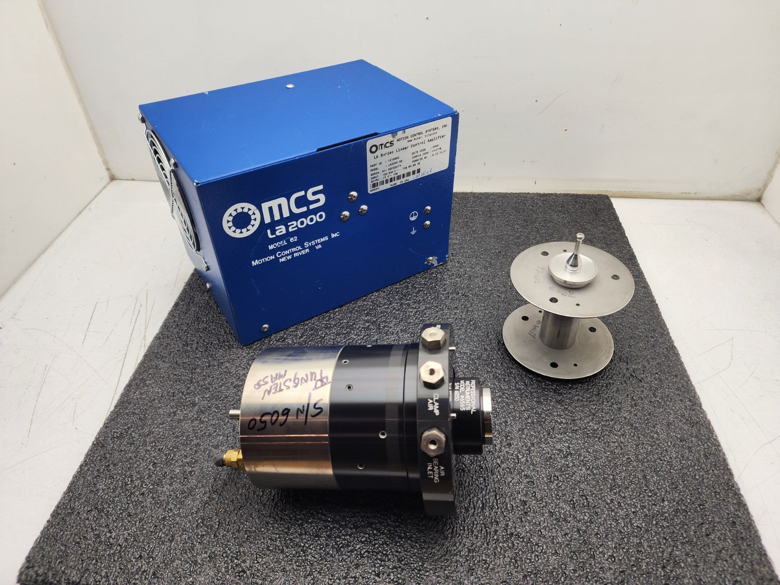 Professional Instruments 6565 Air Bearing Spindle Tested Spins Controller V