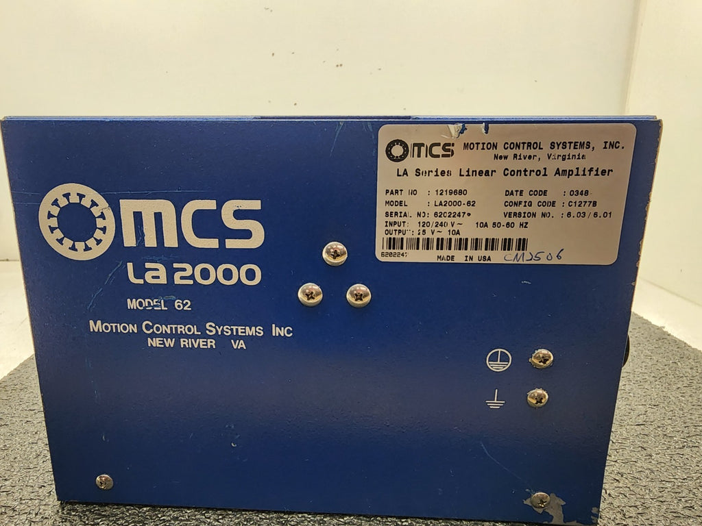 Professional Instruments 6565 Air Bearing Spindle Tested Spins Controller V