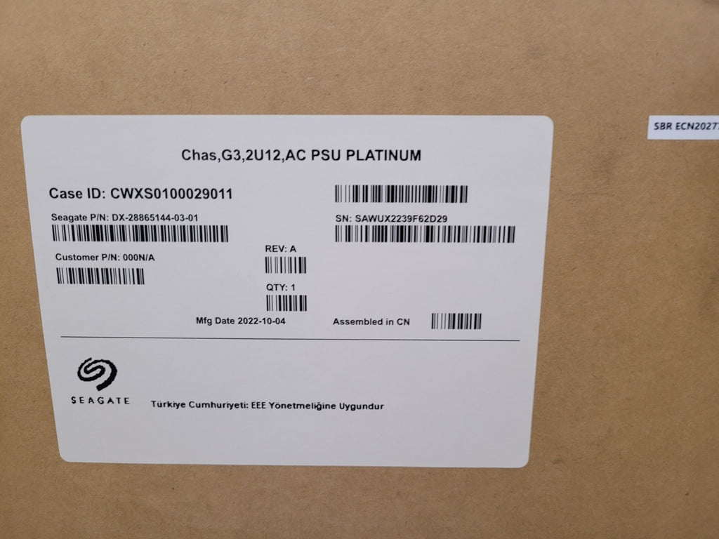 HP SureStor G3 2U12 AC PSU PLATINUM SAS Storage Array SP-3212-E12 3.5" HDD JBOD