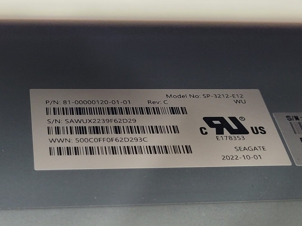 HP SureStor G3 2U12 AC PSU PLATINUM SAS Storage Array SP-3212-E12 3.5" HDD JBOD