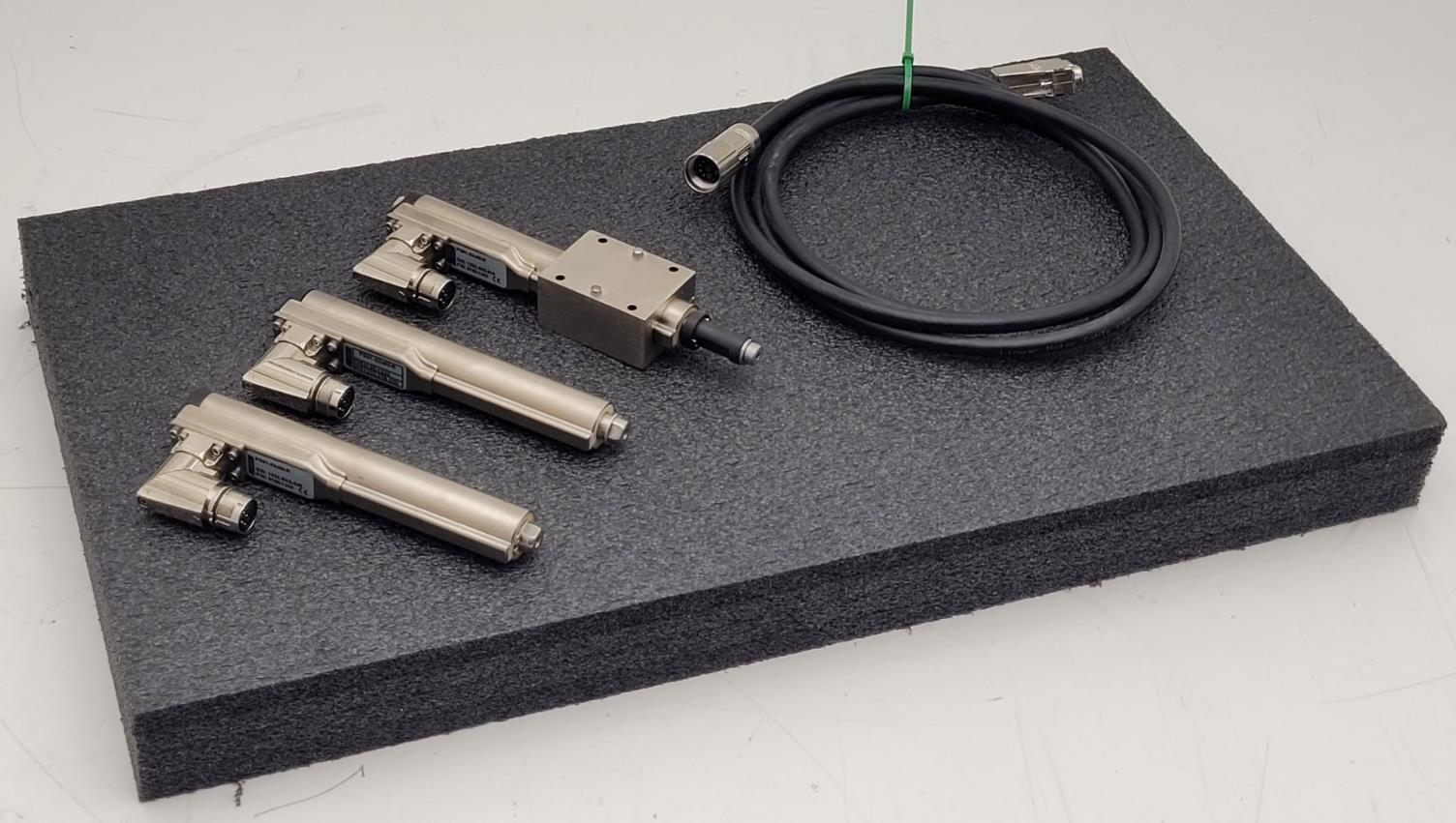 Lot of 3 LinMot Stator + Rod  One Cable PS01-23x80-R / 0150-1233 Linear Actuator