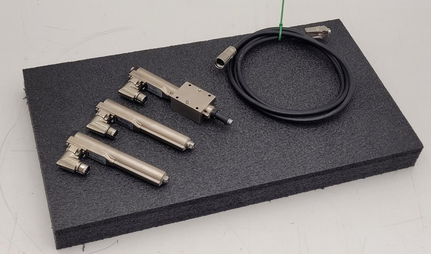 Lot of 3 LinMot Stator + Rod  One Cable PS01-23x80-R / 0150-1233 Linear Actuator