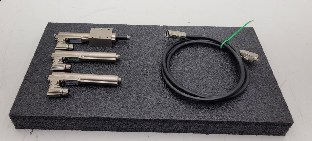Lot of 3 LinMot Stator + Rod  One Cable PS01-23x80-R / 0150-1233 Linear Actuator