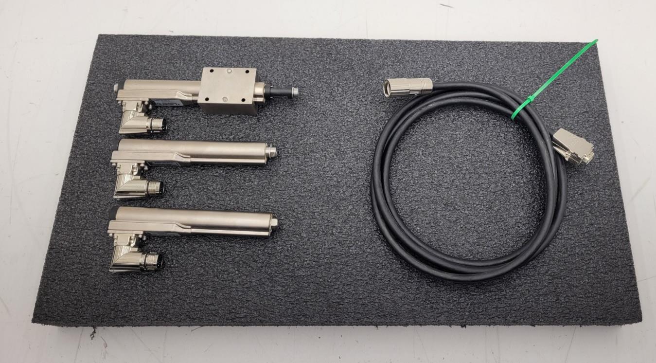 Lot of 3 LinMot Stator + Rod  One Cable PS01-23x80-R / 0150-1233 Linear Actuator