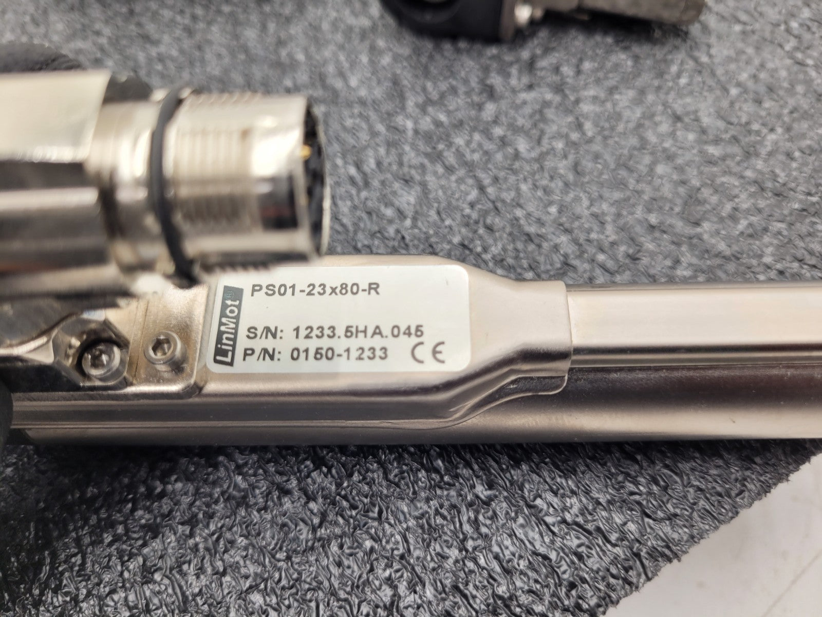 Lot of 3 LinMot Stator + Rod  One Cable PS01-23x80-R / 0150-1233 Linear Actuator