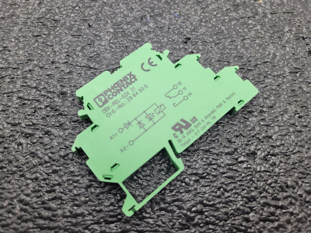 Lot of 29 Phoenix Contact DEK-REL-G24/21 2961105 Relay Module 30-14 AWG
