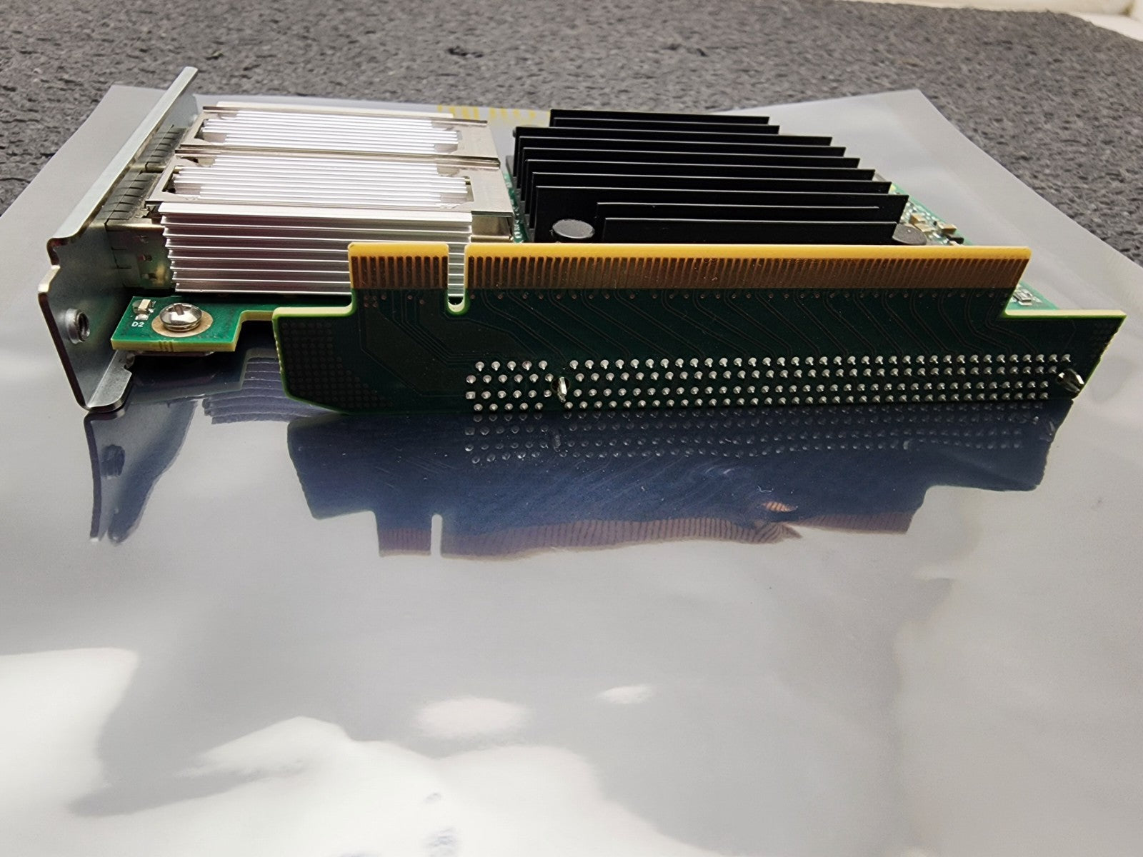 Mellanox MCX456A-ECAT 2x 100GB QSFP VPI Network Adapter PCI Custom Bracket