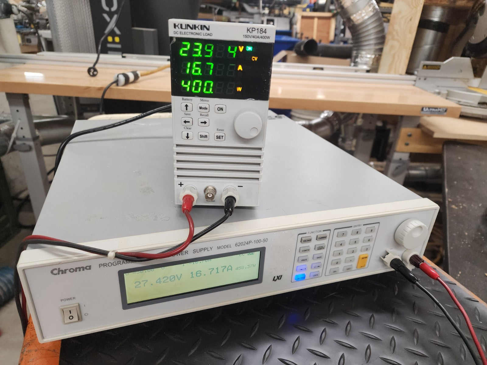 Chroma 62024P-100-50 Programmable DC Power Supply 100VDC 50A 2400W LXI USB Enet