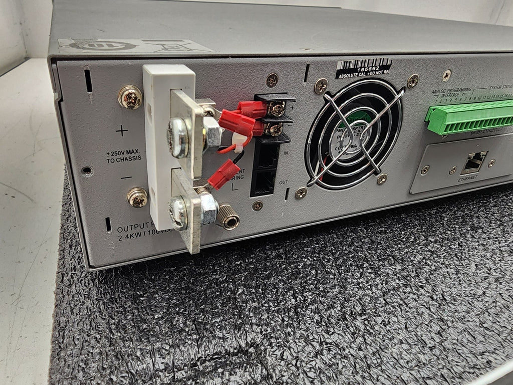 Chroma 62024P-100-50 Programmable DC Power Supply 100VDC 50A 2400W LXI USB Enet