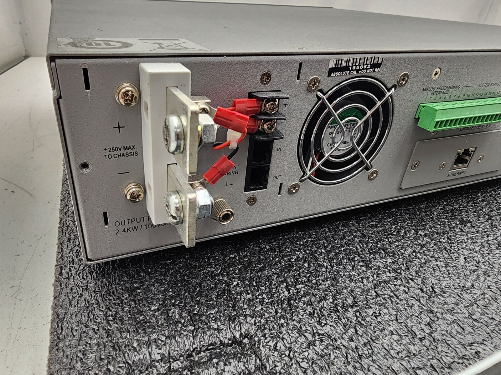 Chroma 62024P-100-50 Programmable DC Power Supply 100VDC 50A 2400W LXI USB Enet