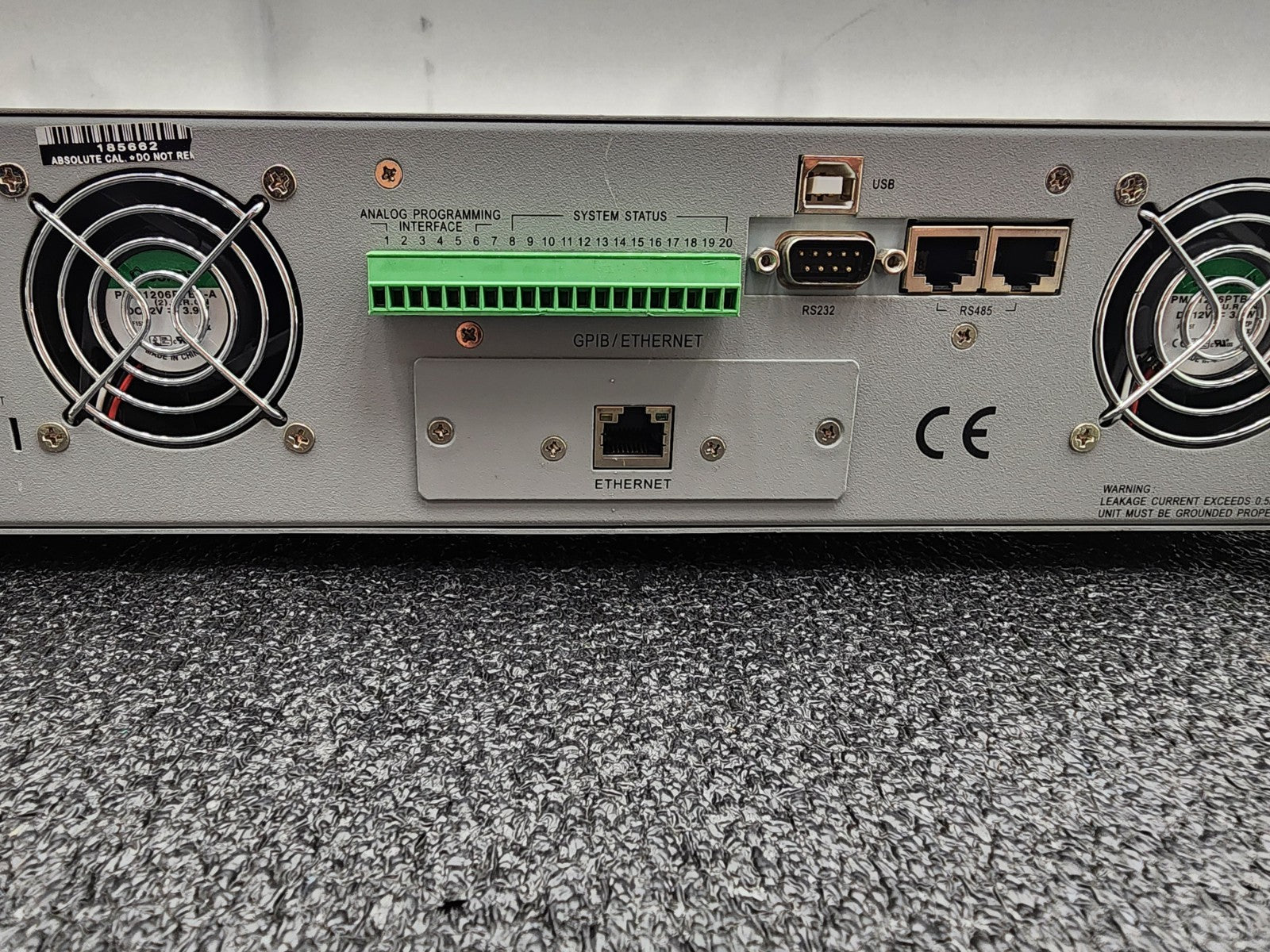 Chroma 62024P-100-50 Programmable DC Power Supply 100VDC 50A 2400W LXI USB Enet