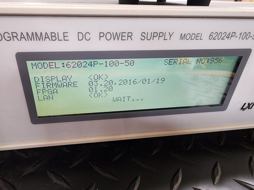 Chroma 62024P-100-50 Programmable DC Power Supply 100VDC 50A 2400W LXI USB Enet