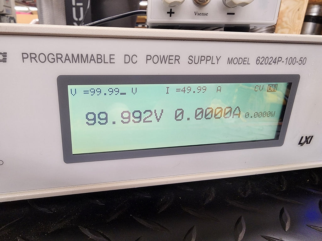 Chroma 62024P-100-50 Programmable DC Power Supply 100VDC 50A 2400W LXI USB Enet