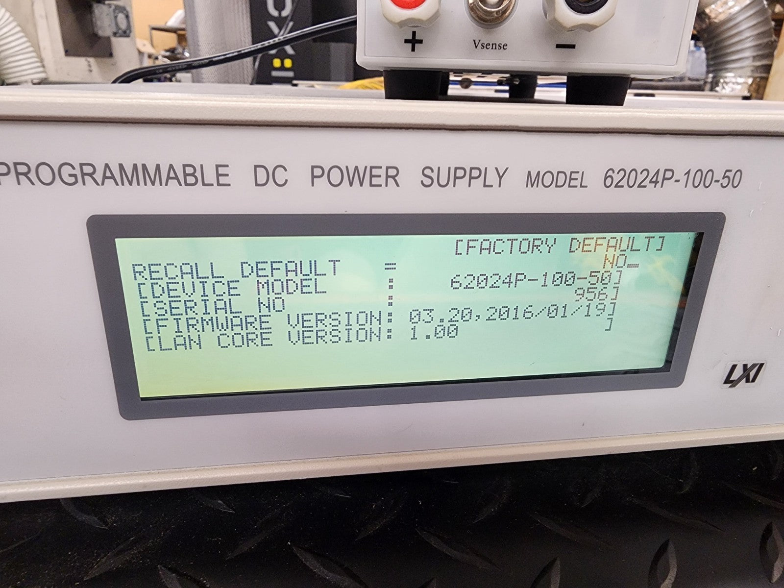 Chroma 62024P-100-50 Programmable DC Power Supply 100VDC 50A 2400W LXI USB Enet