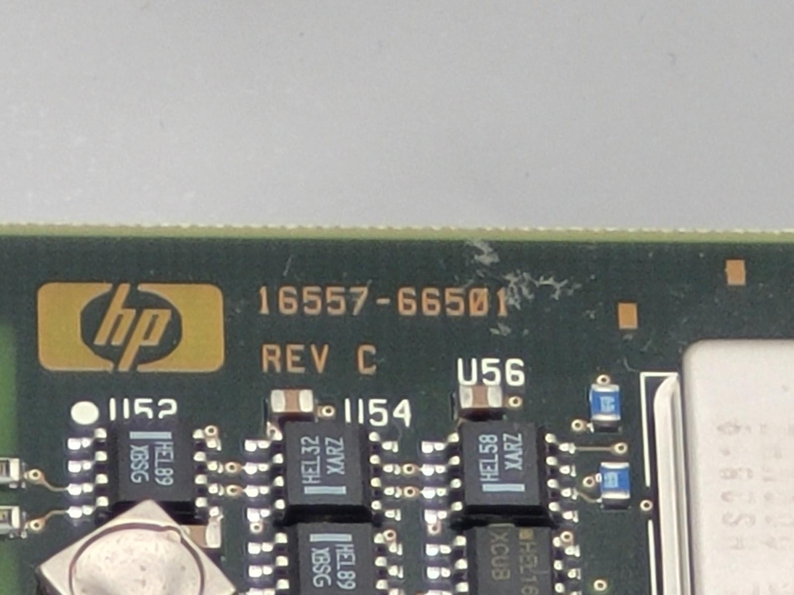 HP Agilent 16557D Logic Analyzer Timing 2MSa 135/500MHz Board Assembly w/ Cables