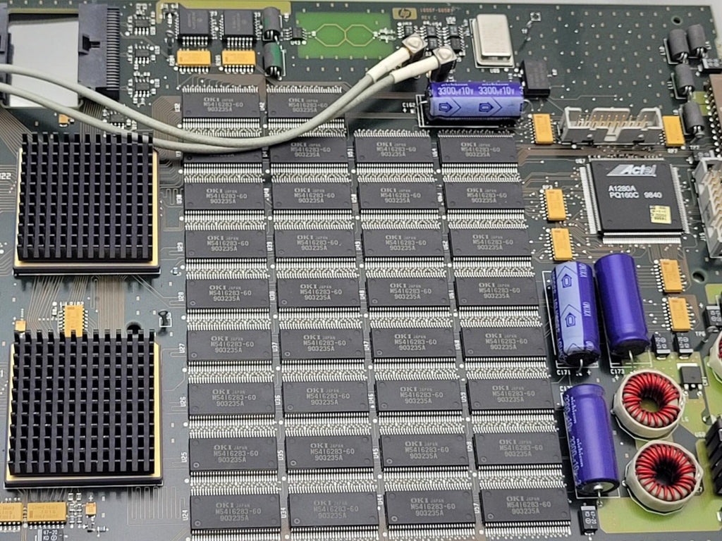 HP Agilent 16557D Logic Analyzer Timing 2MSa 135/500MHz Board Assembly w/ Cables