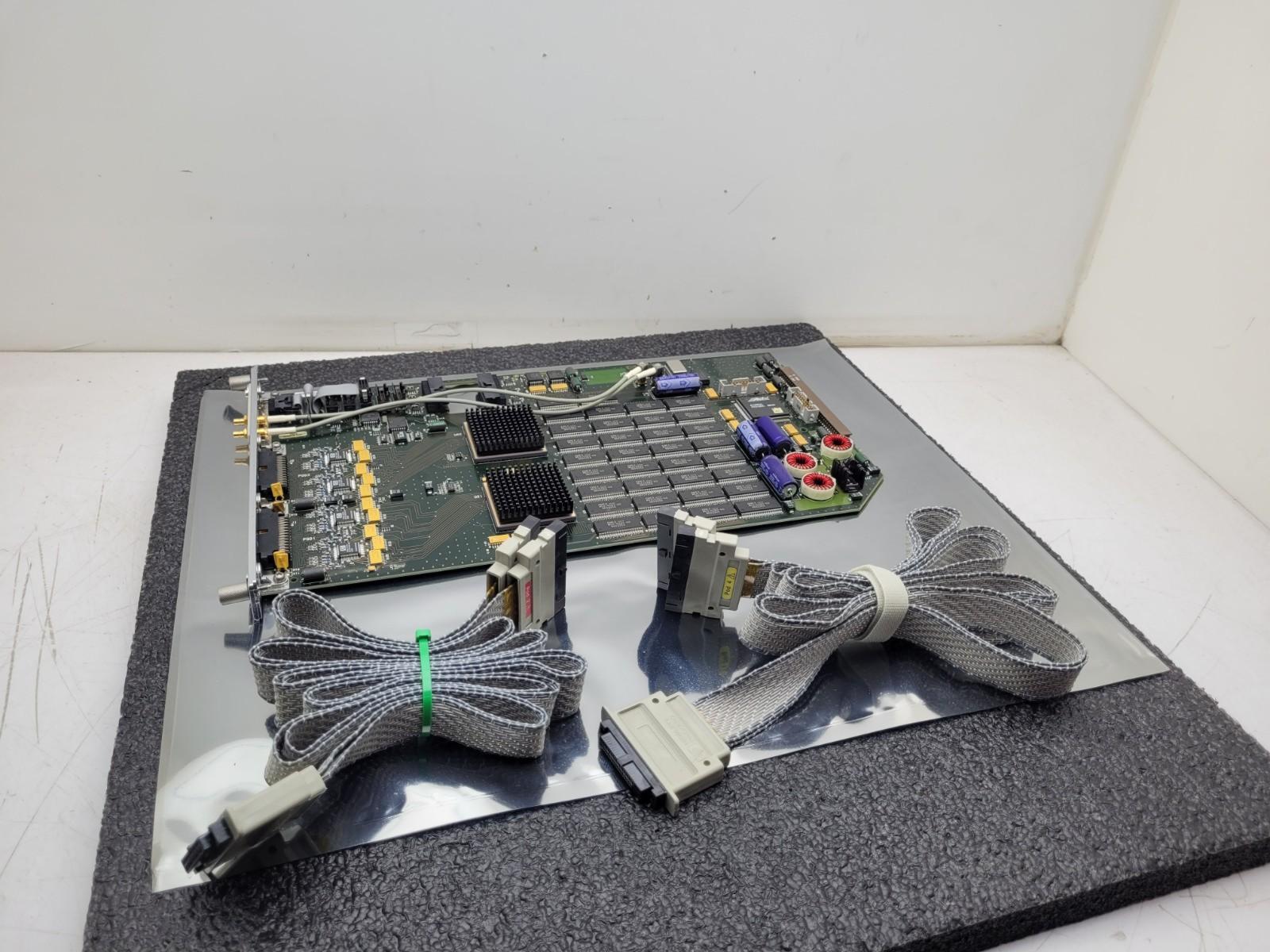 HP Agilent 16557D Logic Analyzer Timing 2MSa 135/500MHz Board Assembly w/ Cables