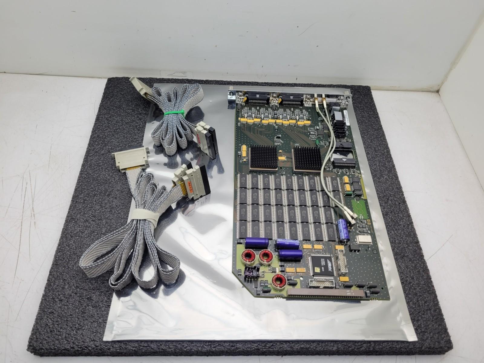 HP Agilent 16557D Logic Analyzer Timing 2MSa 135/500MHz Board Assembly w/ Cables