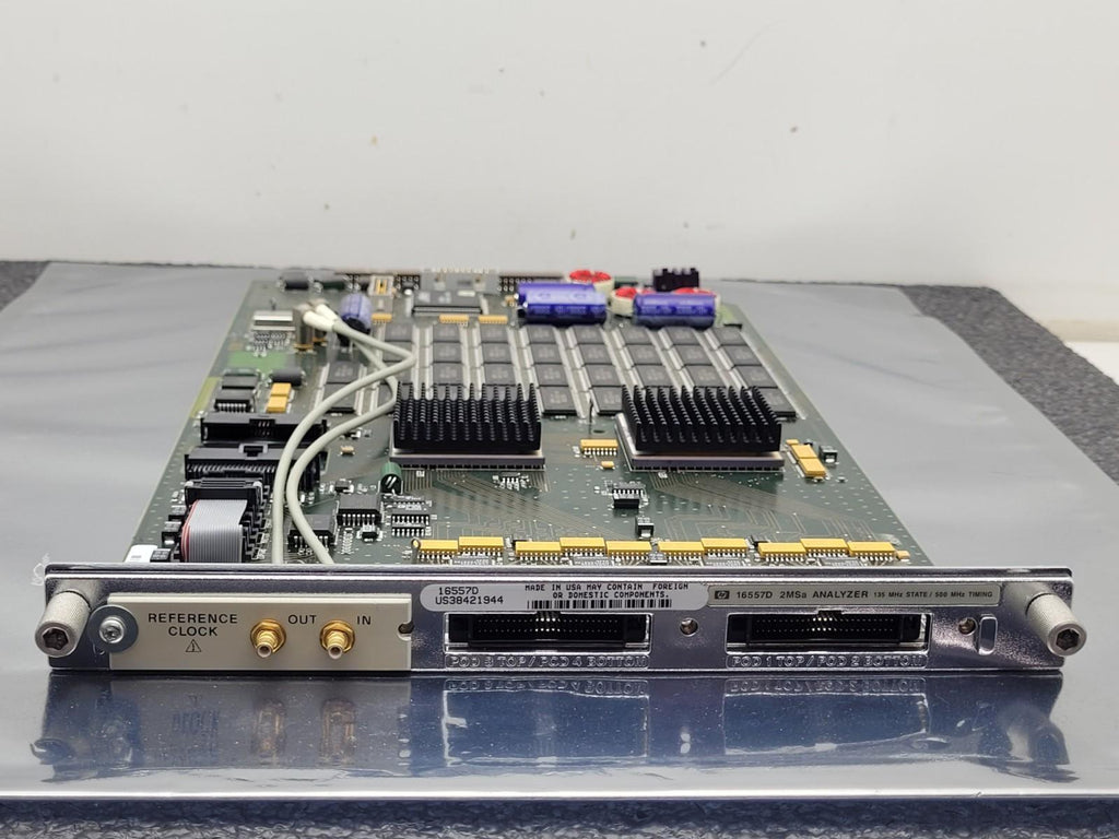 HP Agilent 16557D Logic Analyzer Timing 2MSa 135/500MHz Board Assembly w/ Cables